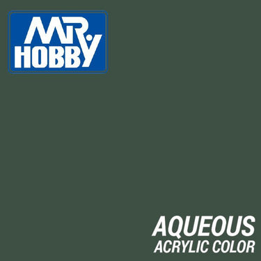 Mr Hobby (Gunze) H052 Aqueous Semi-Gloss Olive Drab Acrylic Paint 10ml